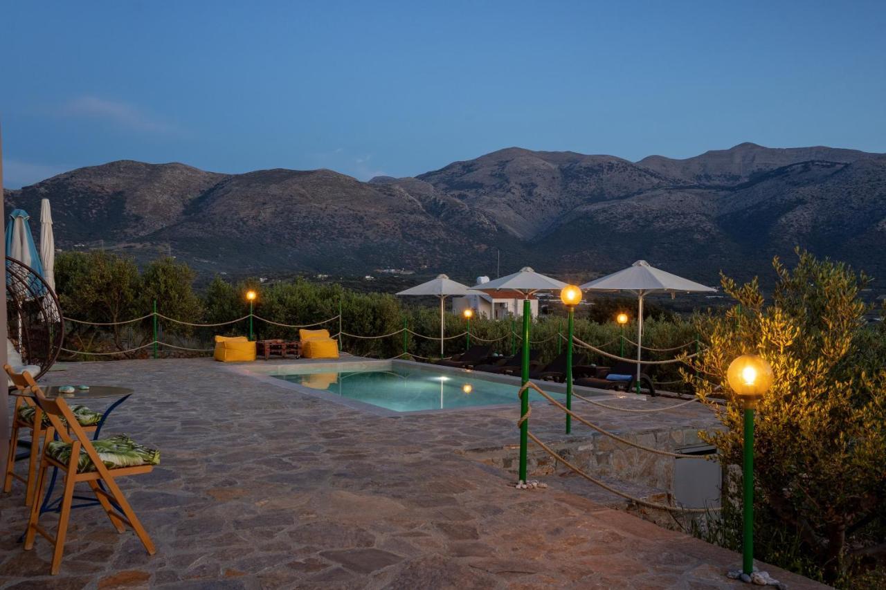 Villa Aktis With Freshwater Pool And Sea View 锡西 外观 照片