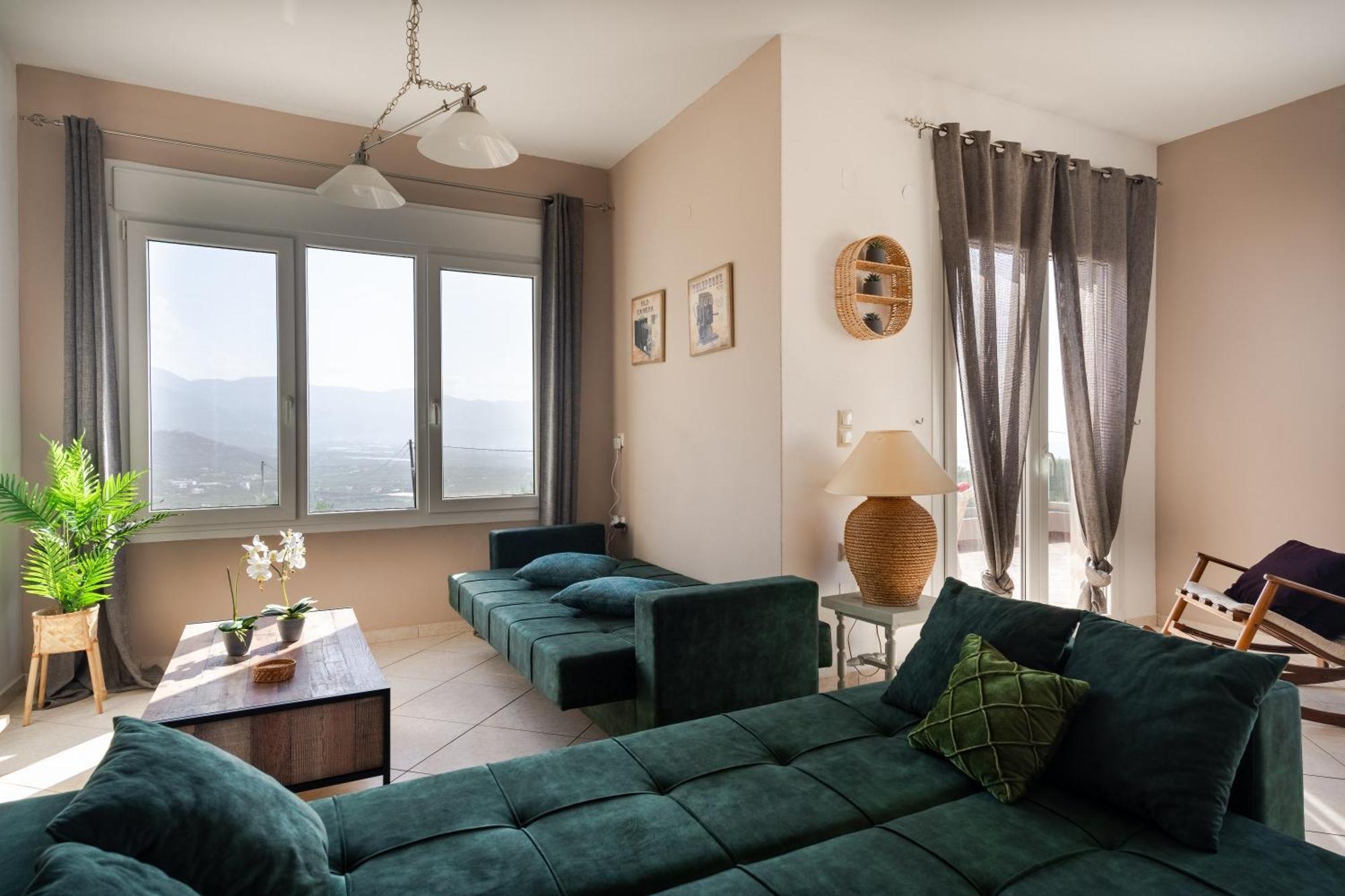 Villa Aktis With Freshwater Pool And Sea View 锡西 外观 照片